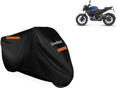 Juvdoxj Waterproof Two Wheeler Cover for Bajaj(Pulsar NS-160 BS6, Black)