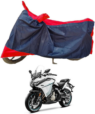 Mdstar Waterproof Two Wheeler Cover for CFMoto(400GT, Red, Blue)