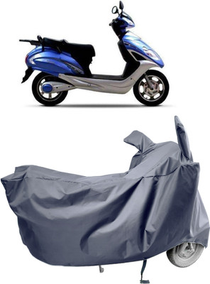 Amexride Two Wheeler Cover for Lohia(Fame, Grey)