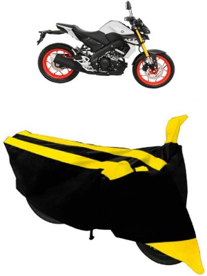 GANPRA Two Wheeler Cover for Yamaha(MT 15 New, Black, Yellow)