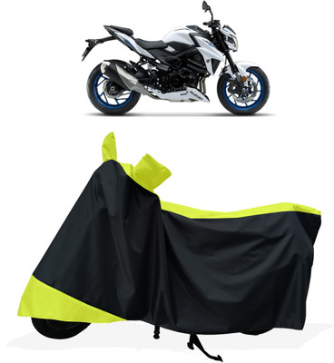 Tricway Two Wheeler Cover for Suzuki(GSX, Yellow)