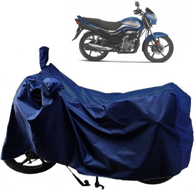DeepShakshi AUTOMOTIVE Waterproof Two Wheeler Cover for Hero(Super Splendor, Blue)