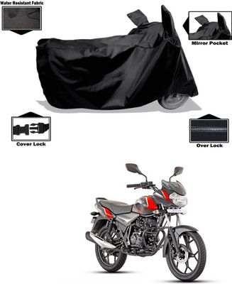 PAGORA Waterproof Two Wheeler Cover for Bajaj(Discover 110, Black)