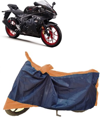 ANTOFY Two Wheeler Cover for Suzuki(GSX R150, Orange, Blue)