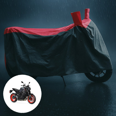 PAGORA Waterproof Two Wheeler Cover for Yamaha(MT 09, Grey, Red)