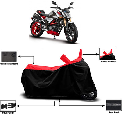 Amexride Two Wheeler Cover for Hero(XF3R BS6, Red)