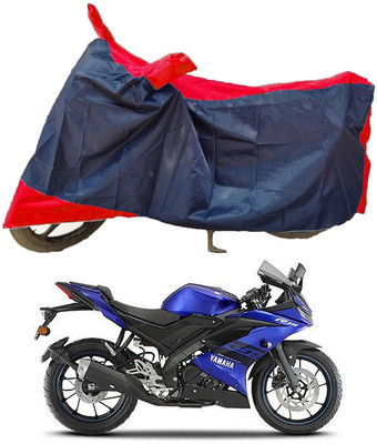 Mdstar Waterproof Two Wheeler Cover for Yamaha(YZF R15 V3, Red, Blue)