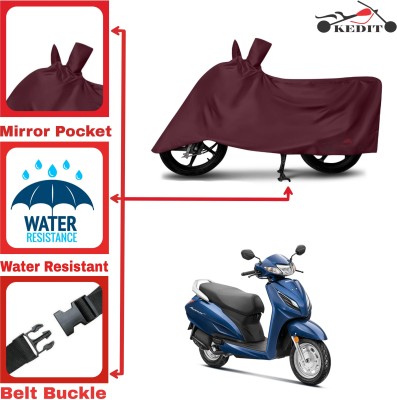 AASHTIK MART Two Wheeler Cover for Honda(Activa 6G, Maroon)