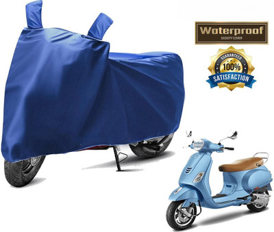 DeepShakshi AUTOMOTIVE Two Wheeler Cover for Vespa(Vespa SXL 150, Blue)