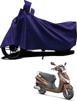 KEDIT Waterproof Two Wheeler Cover for Hero(Destini 125, Blue)
