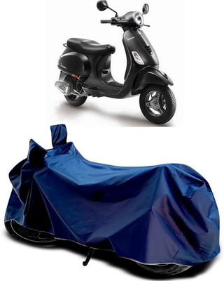 KEDIT Two Wheeler Cover for Piaggio(Vespa LX, Blue)