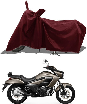 DeepShakshi AUTOMOTIVE Waterproof Two Wheeler Cover for Suzuki(Hayate, Maroon)