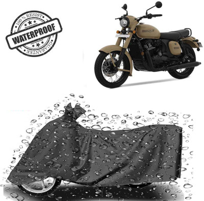 ROYAL AUTO MART Waterproof Two Wheeler Cover for JAWA(Standard 350, Grey)