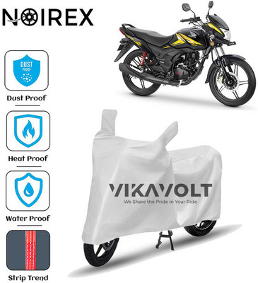 NOIREX Waterproof Two Wheeler Cover for Honda(CB Shine SP, Silver)