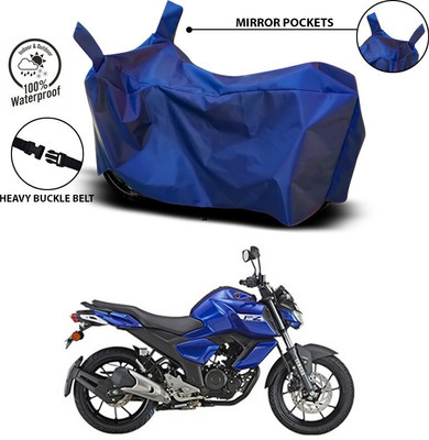SEBONGO Waterproof Two Wheeler Cover for Yamaha(FZ S V3.0 FI, Blue)