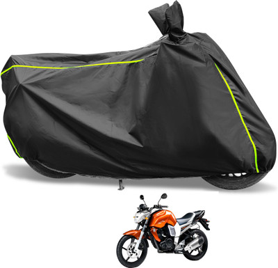 Euro Care Waterproof Two Wheeler Cover for Yamaha(FZ16, Black)