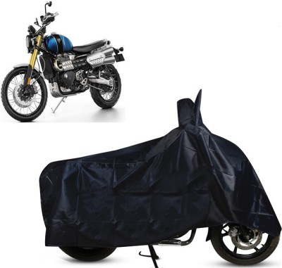 EGAL Waterproof Two Wheeler Cover for Triumph(Scrambler 1200 BS6, Black)