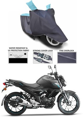 Ascension Two Wheeler Cover for Yamaha(FZ-S Fi Version 3.0, Blue, Grey)