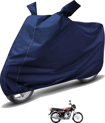Auto Hub Waterproof Two Wheeler Cover for Yamaha(Crux, Blue)