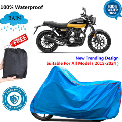 OliverX Waterproof Two Wheeler Cover for Honda(CB350RS, Blue)