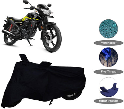 DeepShakshi AUTOMOTIVE Waterproof Two Wheeler Cover for Honda(SP 125, Black)
