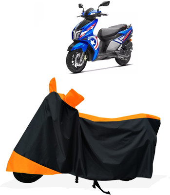 Tricway Two Wheeler Cover for TVS(Ntorq 125, Orange)