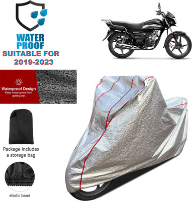 PAGORA Waterproof Two Wheeler Cover for Hero(CD 110 Dream, Silver)