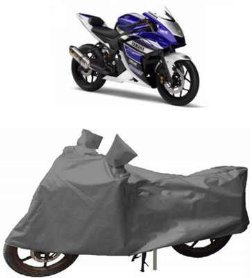 Varnwal E Commerce Waterproof Two Wheeler Cover for Yamaha(YZF R25, Grey)