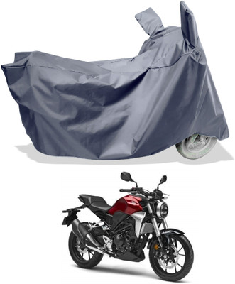Amexride Two Wheeler Cover for Honda(CB300R, Grey)