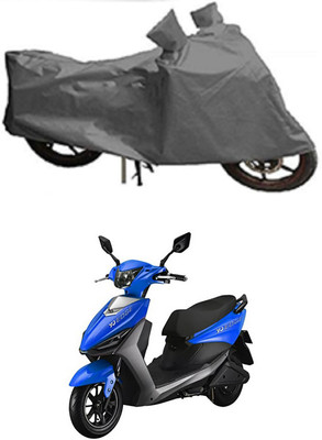 Mdstar Waterproof Two Wheeler Cover for Indus(Yo Style, Grey)