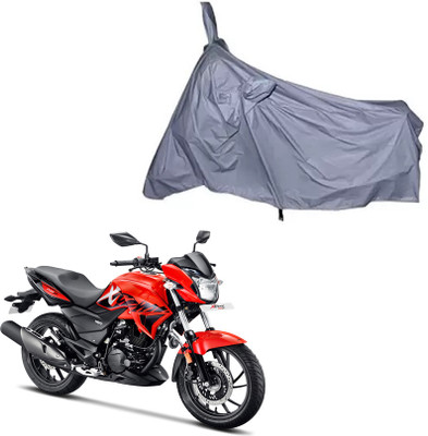 FKOK Waterproof Two Wheeler Cover for Hero(Xtreme 200R, Silver)