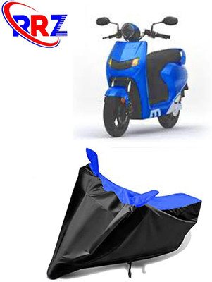 RRZ Waterproof Two Wheeler Cover for 22Motors(Flow, Black, Blue)