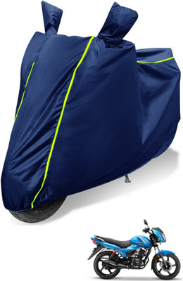Auto Hub Waterproof Two Wheeler Cover for Bajaj(V 150, Blue)