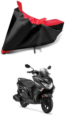 DeepShakshi AUTOMOTIVE Waterproof Two Wheeler Cover for Suzuki(Burgman Street, Red, Black)
