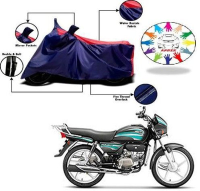 DeepShakshi AUTOMOTIVE Waterproof Two Wheeler Cover for Hero(Splendor, Blue, Red)