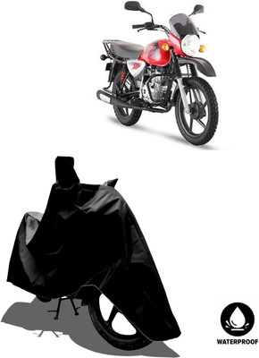 Amexride Waterproof Two Wheeler Cover for Bajaj(Boxer BM 150, Black)