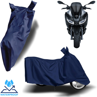 ROYAL AUTO MART Waterproof Two Wheeler Cover for Aprilia(Blue)