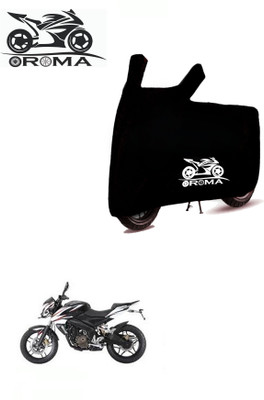 DeepShakshi AUTOMOTIVE Waterproof Two Wheeler Cover for Bajaj(Pulsar 200, Black)