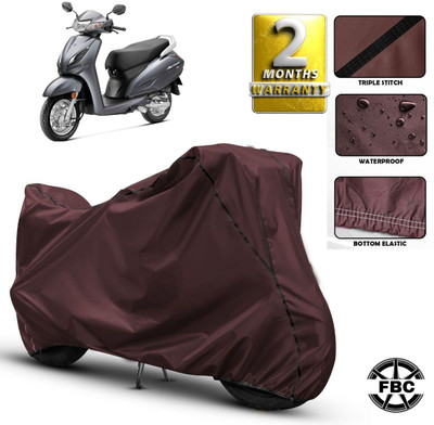 OliverX Waterproof Two Wheeler Cover for Honda(Activa 6G, Maroon)