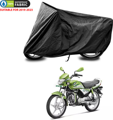 PAGORA Waterproof Two Wheeler Cover for Hero(HF Deluxe Eco, Black)