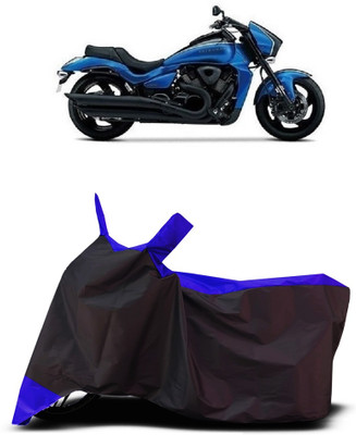 VESMEI Two Wheeler Cover for Suzuki(Intruder M1800R, Blue)