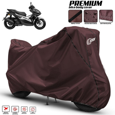 xodi Waterproof Two Wheeler Cover for Yamaha(Aerox 155 Maxi, Maroon, Black)
