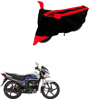 DeepShakshi AUTOMOTIVE Two Wheeler Cover for Hero(Splendor NXG, Black, Red)