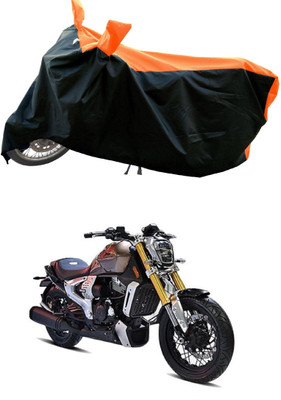 DeepShakshi AUTOMOTIVE Two Wheeler Cover for TVS(Zeppelin, Orange)