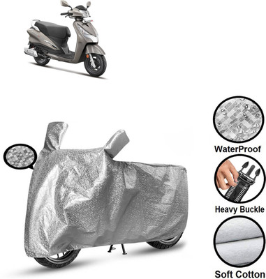 CODOKI Waterproof Two Wheeler Cover for Hero(Destini 125, Silver)
