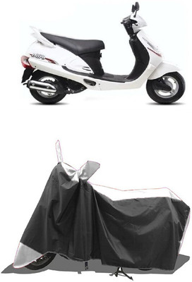 SUGASHRI Waterproof Two Wheeler Cover for Mahindra(Duro 125, White, Black)