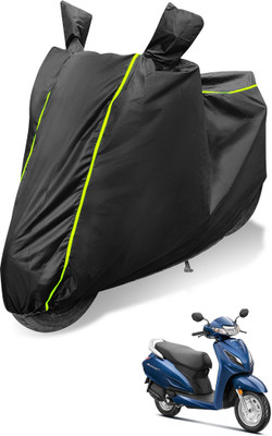 Auto Hub Waterproof Two Wheeler Cover for Honda(Activa 6G, Black)
