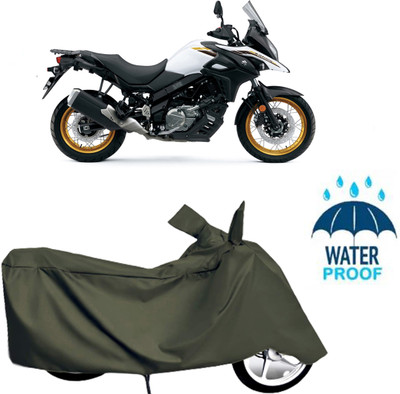 Autoinnovation Waterproof Two Wheeler Cover for Suzuki(Green)
