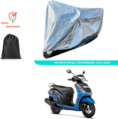 CODOKI Waterproof Two Wheeler Cover for Yamaha(Alpha, Silver)