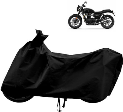 Horseyaart Waterproof Two Wheeler Cover for Triumph(Street Twin, Black)